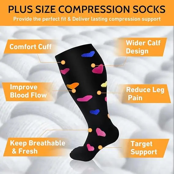 2XL-7XL Compression Socks