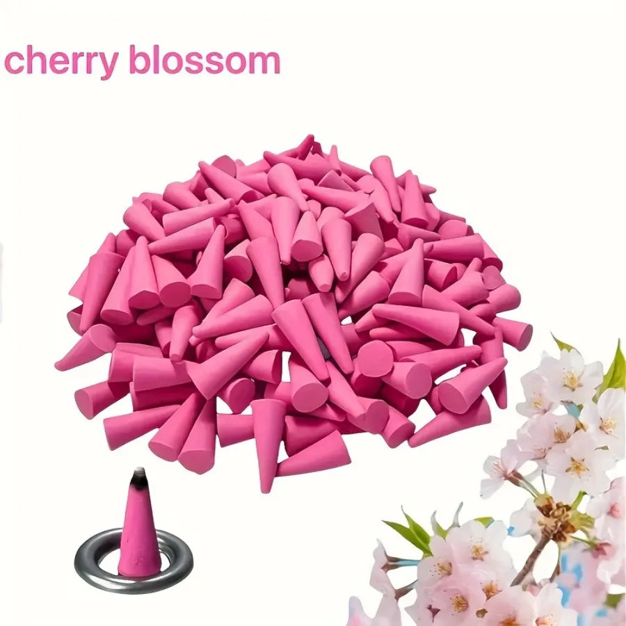 60/159/259pcs Cherry Blossom Incense Cone