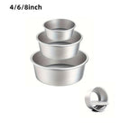 1/3pcs Round Aluminum Cake Pan