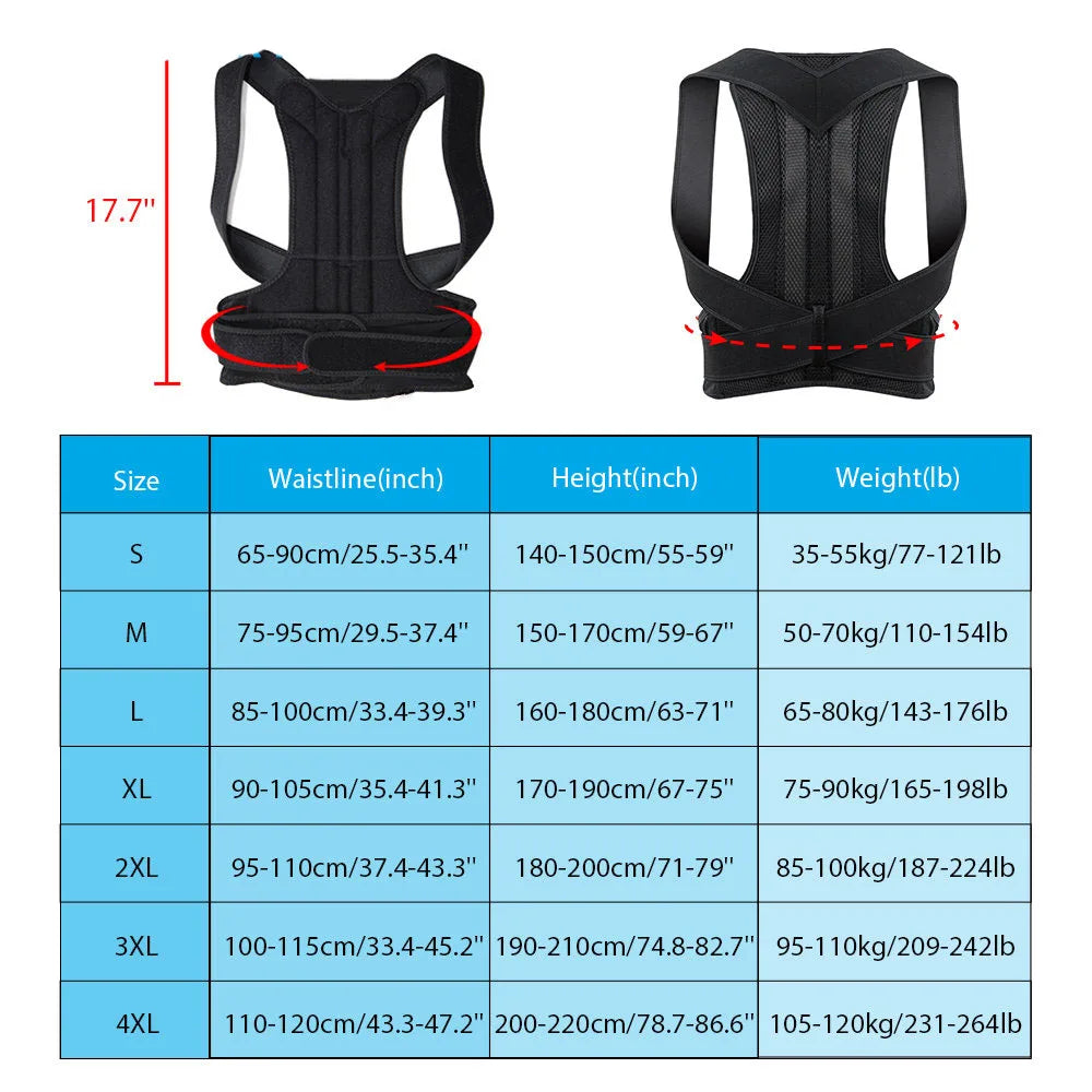 Posture Clavicle Support Back Brace