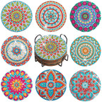 8pc/sets Diamond Painting Coasters