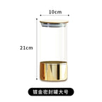 Golden Glass Sealed Storage