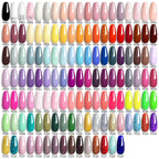 5Pcs/Set Red,  Brown Nail Gel