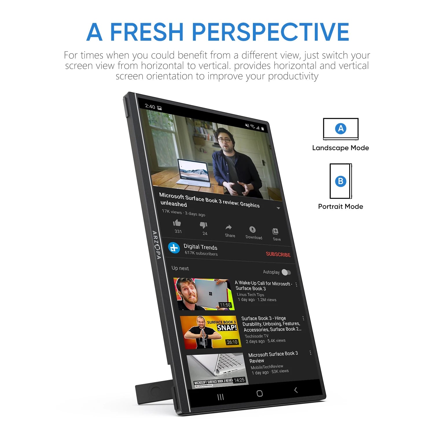 14 inch Mini Portable Monitor