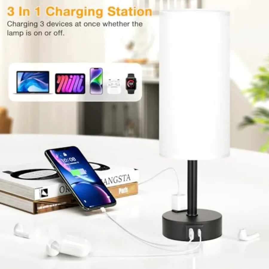 (2) 3 Way Touch Lamps