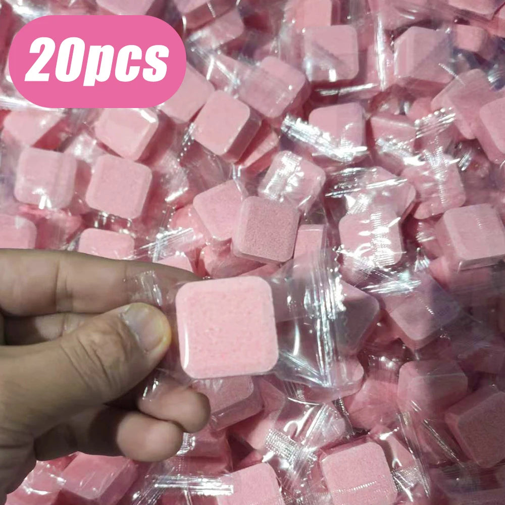 3-20Pcs Toilets Cleaning Tablet