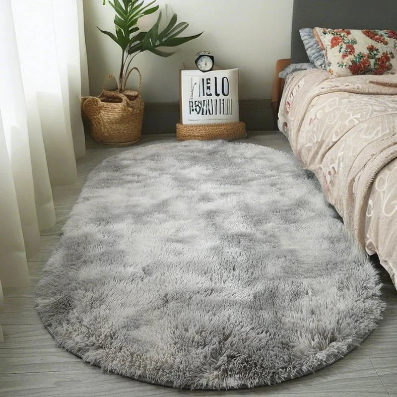 Oval Carpet Rug, Non-Slip