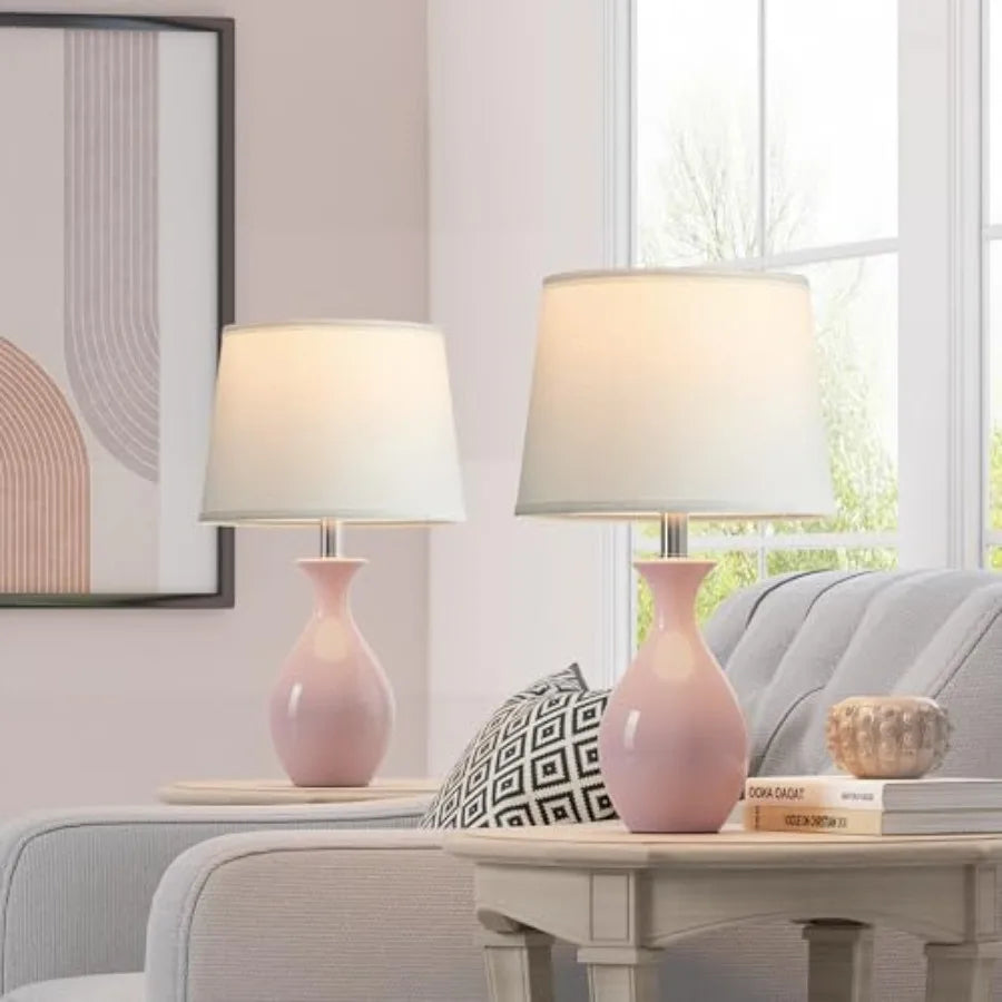 (2) Modern Ceramic Lamps
