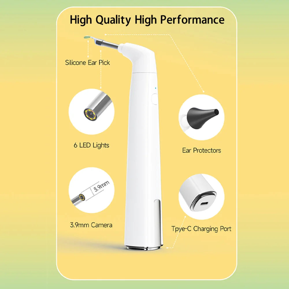 Wireless Digital Otoscope 3.9mm 1080P