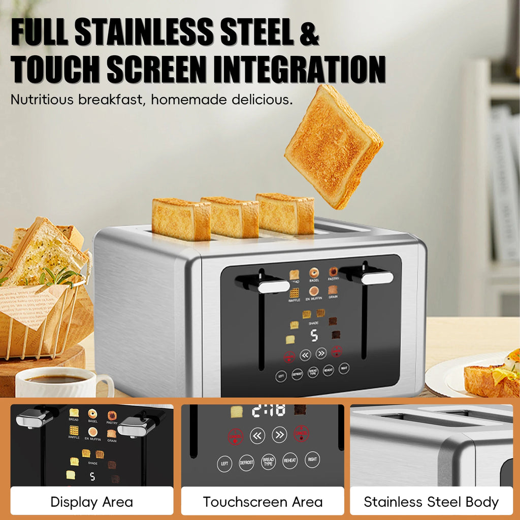 Toaster 4 Slice, Touchscreen