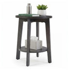 Wood Round Side Coffee Table
