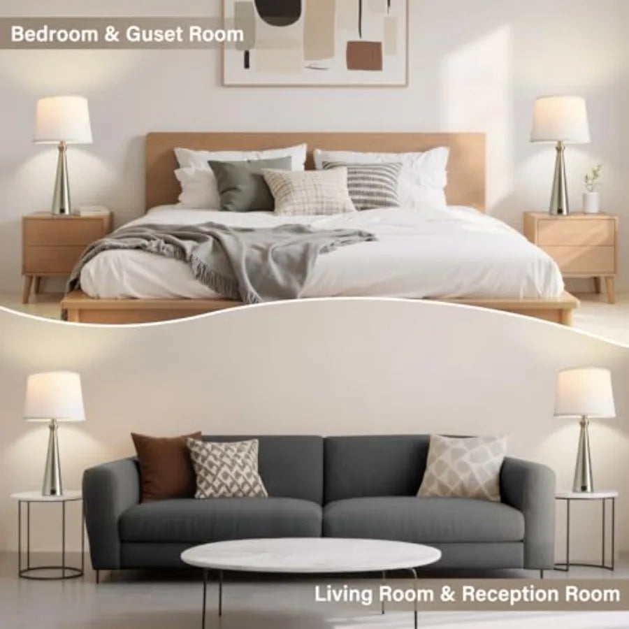 (2) Touch Bedside Lamps