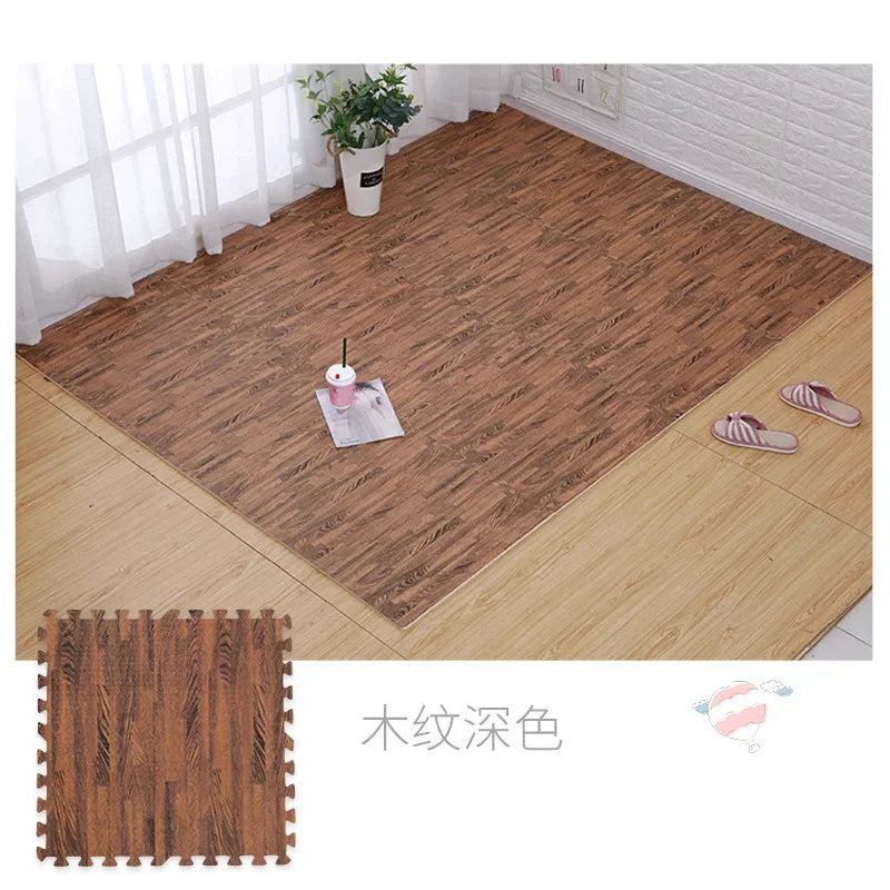 4-20Pcs/ Puzzle Foam Mats 30x30x1CM/ Wood Grain Floor