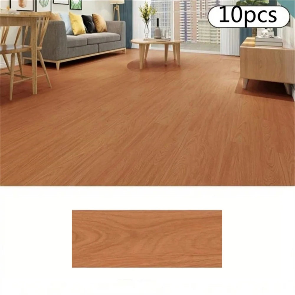 Wood Grain Floor Stickers