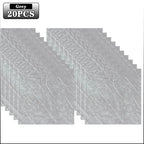 10-40PCS Marble Style Self-adhesive Floor Stickers Thickened Wear-resistant PVC Flooring Mats for Household Use Easy To Install