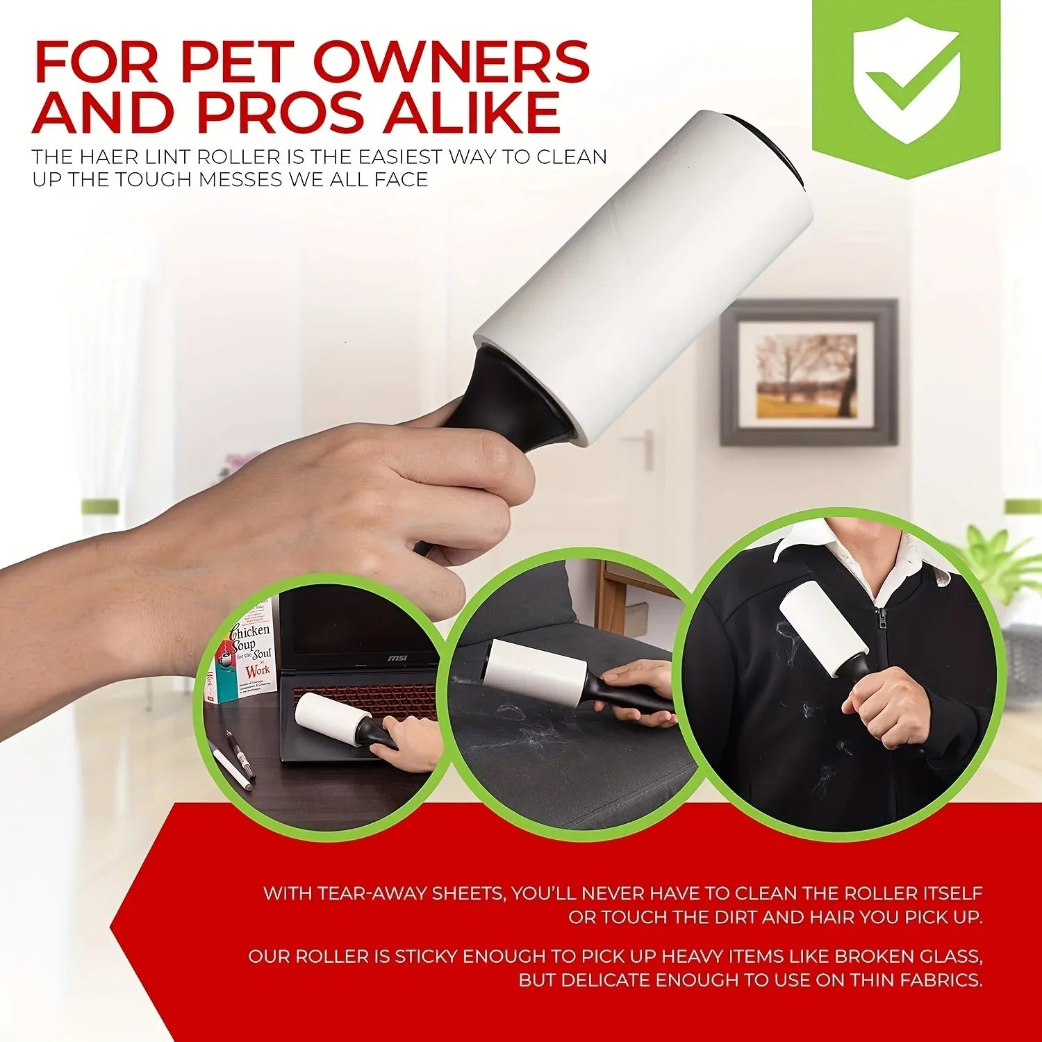 Lint Roller for Pet Hair Removal