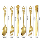 Stainless Steel Tableware Set