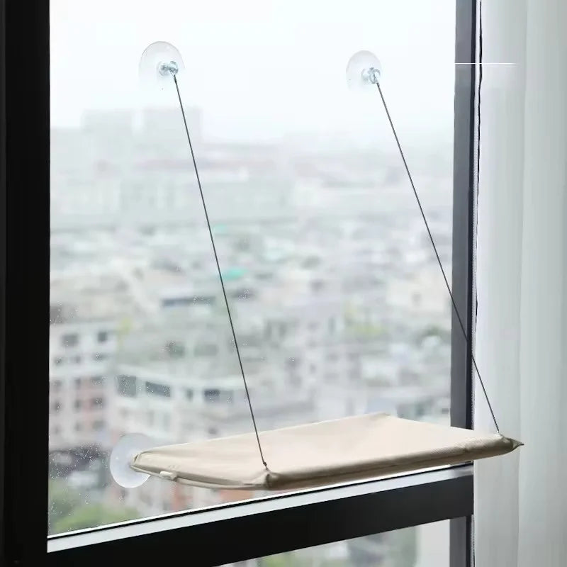 Window Hammock Mounted Securely