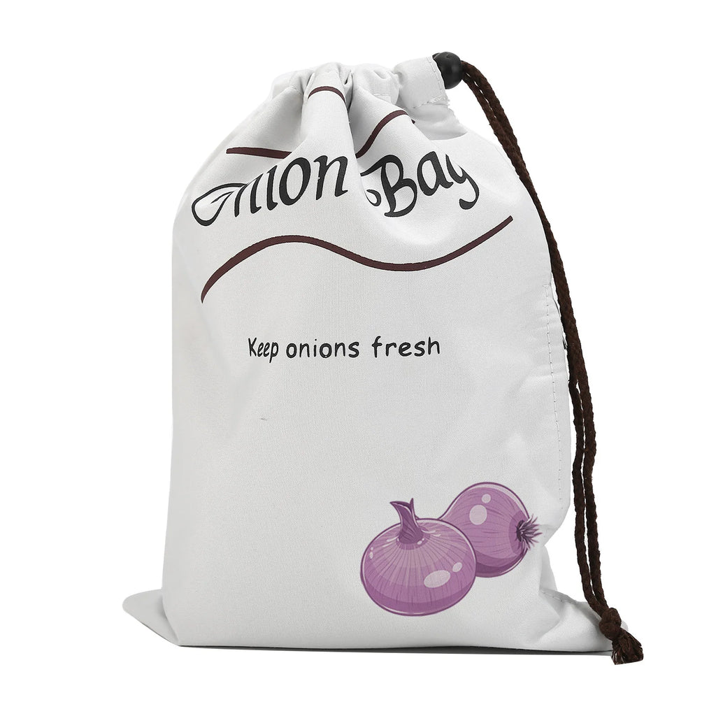 Reusable Onion/ Potatoes /Storage Bag / Drawstring