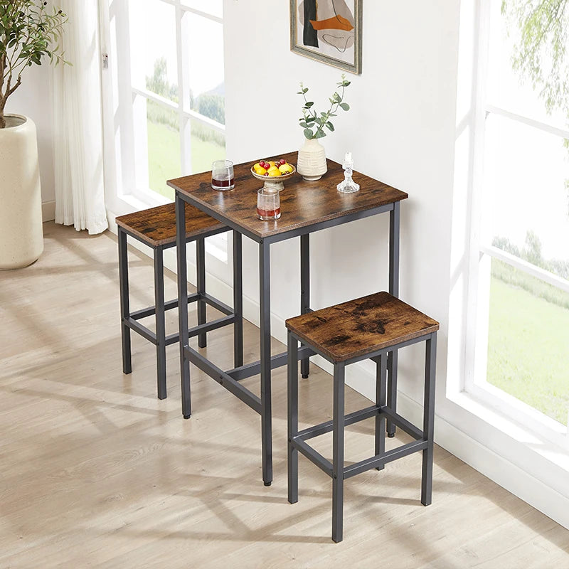 Square Table with 2 Chairs
