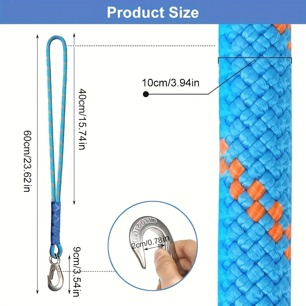 Nylon Hanging Ropes with Metal Hooks