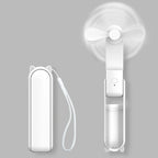 Portable Mini Fan, USB Rechargeable, 3-speed