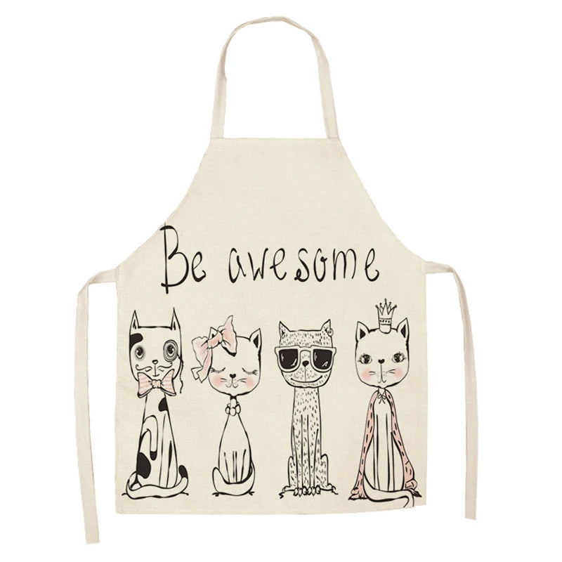 Cartoon Animal Pattern Apron