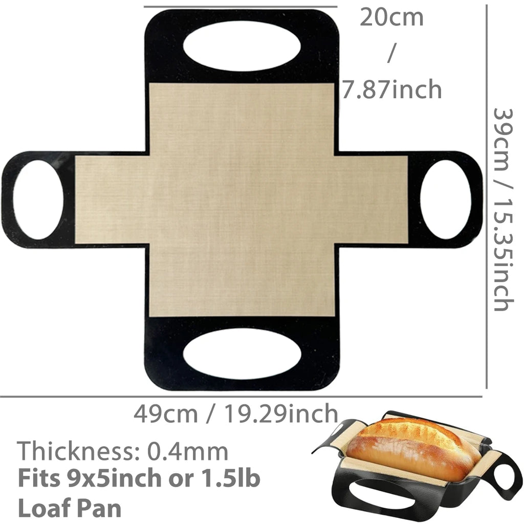 Silicone Loaf Pan Liners, Reusable