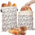 Sourdough ,Reusable Beeswax Bread Bags