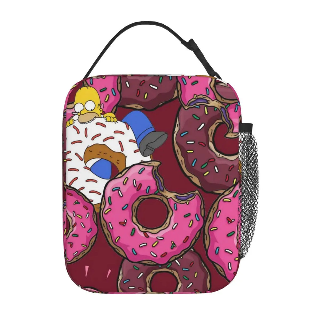 Simpsons Cartoon Insulated Lunch Bag