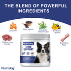Dog Liver Support Chews 120 PCS/Bottle