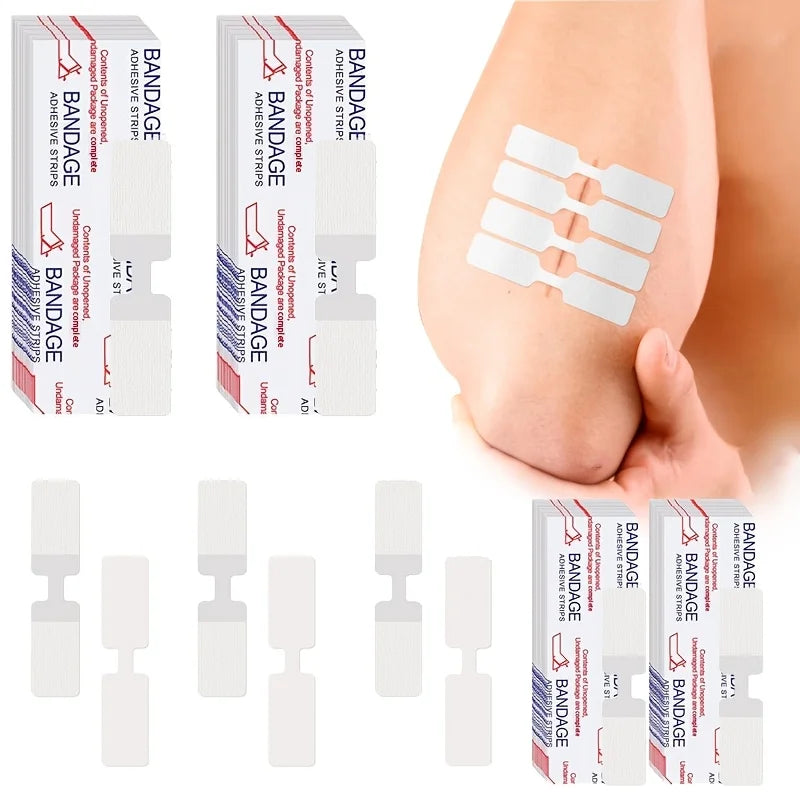 80 Butterfly-Shaped Wound Closure Strips