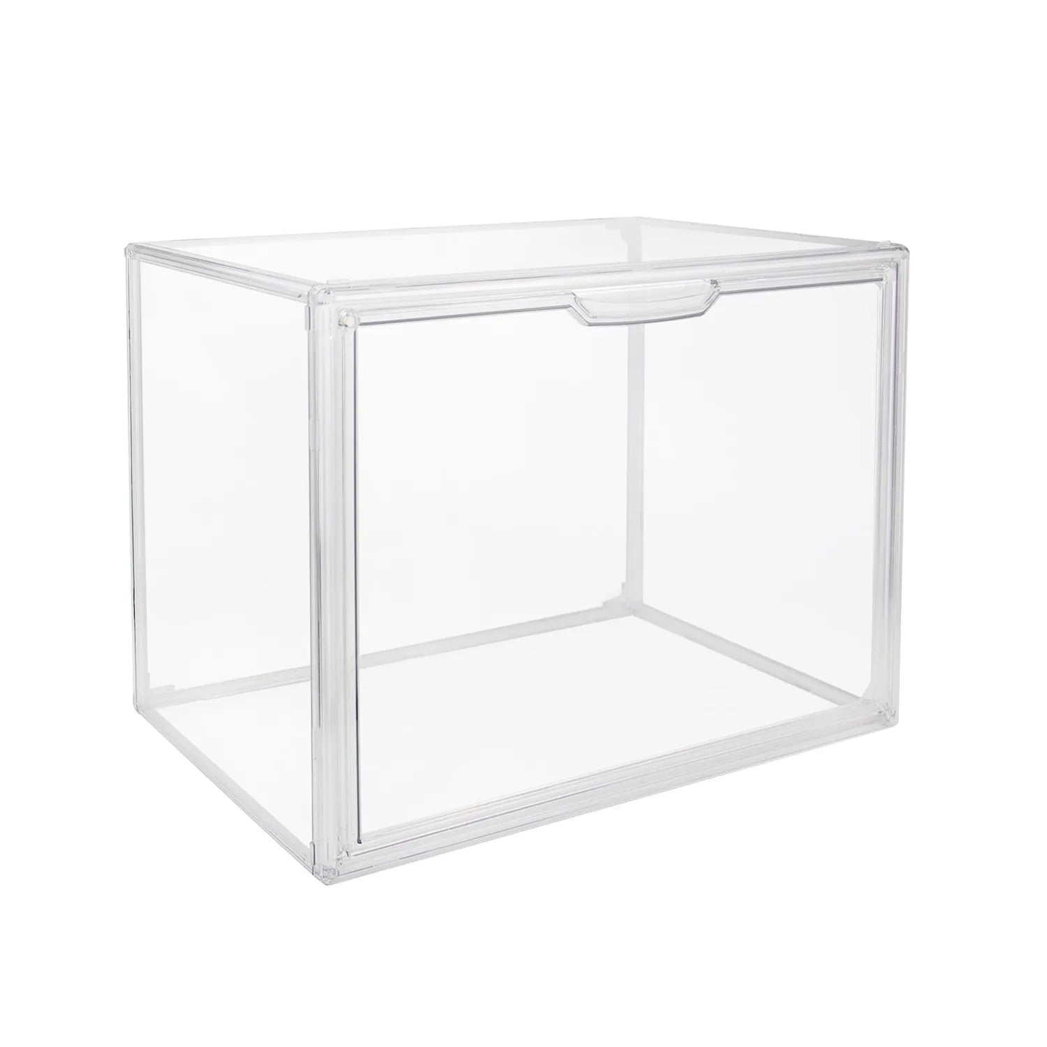 1pc/3pcs Clear Display Case Large Storage, Acrylic