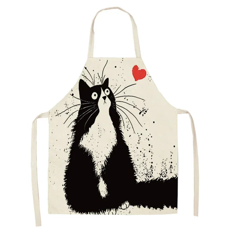 Cartoon Cat Apron