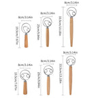 Oak Handle  Danish Dough Whisk