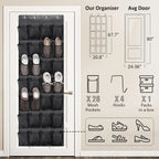 1pc 14/28/40- Fabric Hanging Foldable Storage Bag