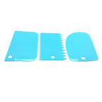 3Pcs Cream Scrapers