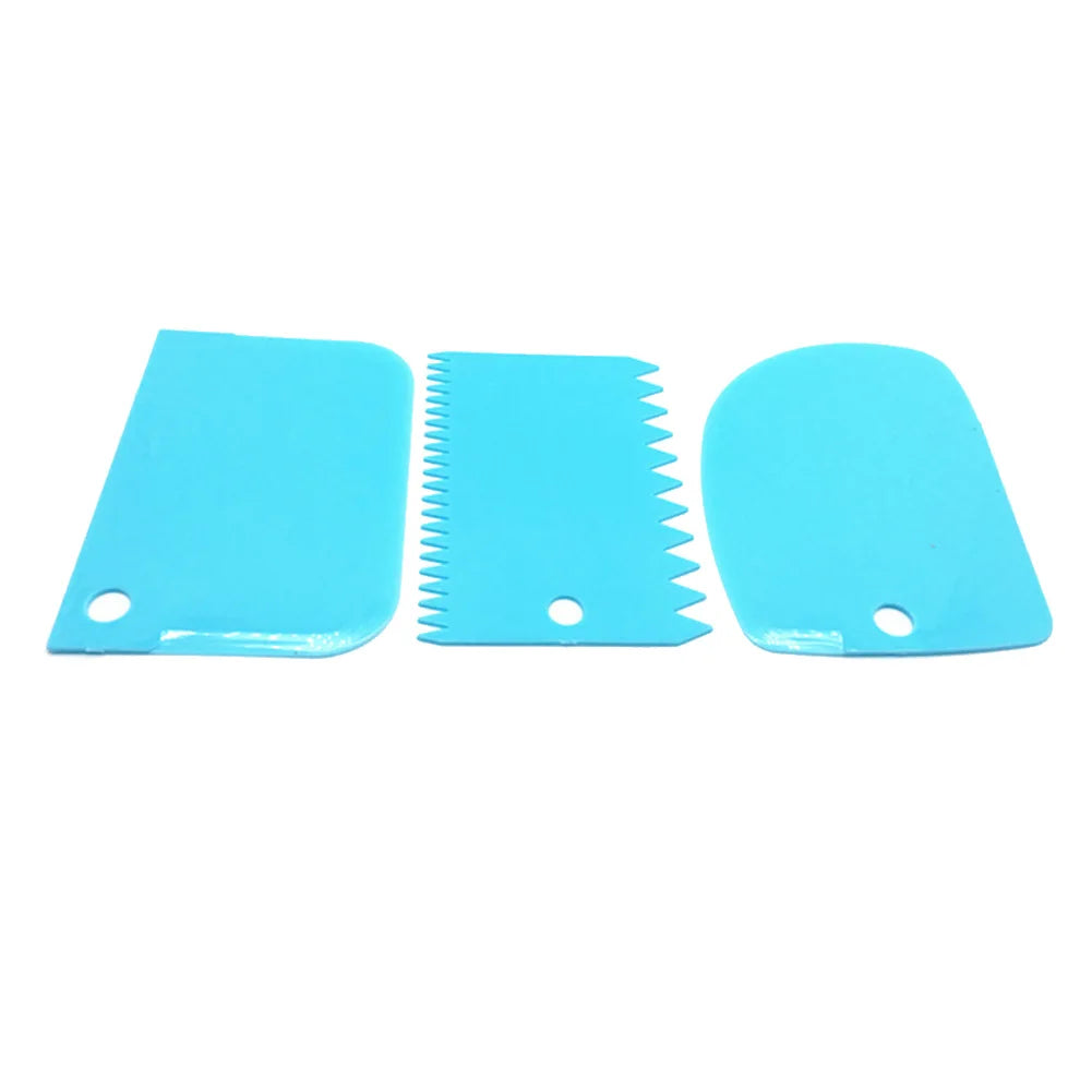 3Pcs Cream Scrapers