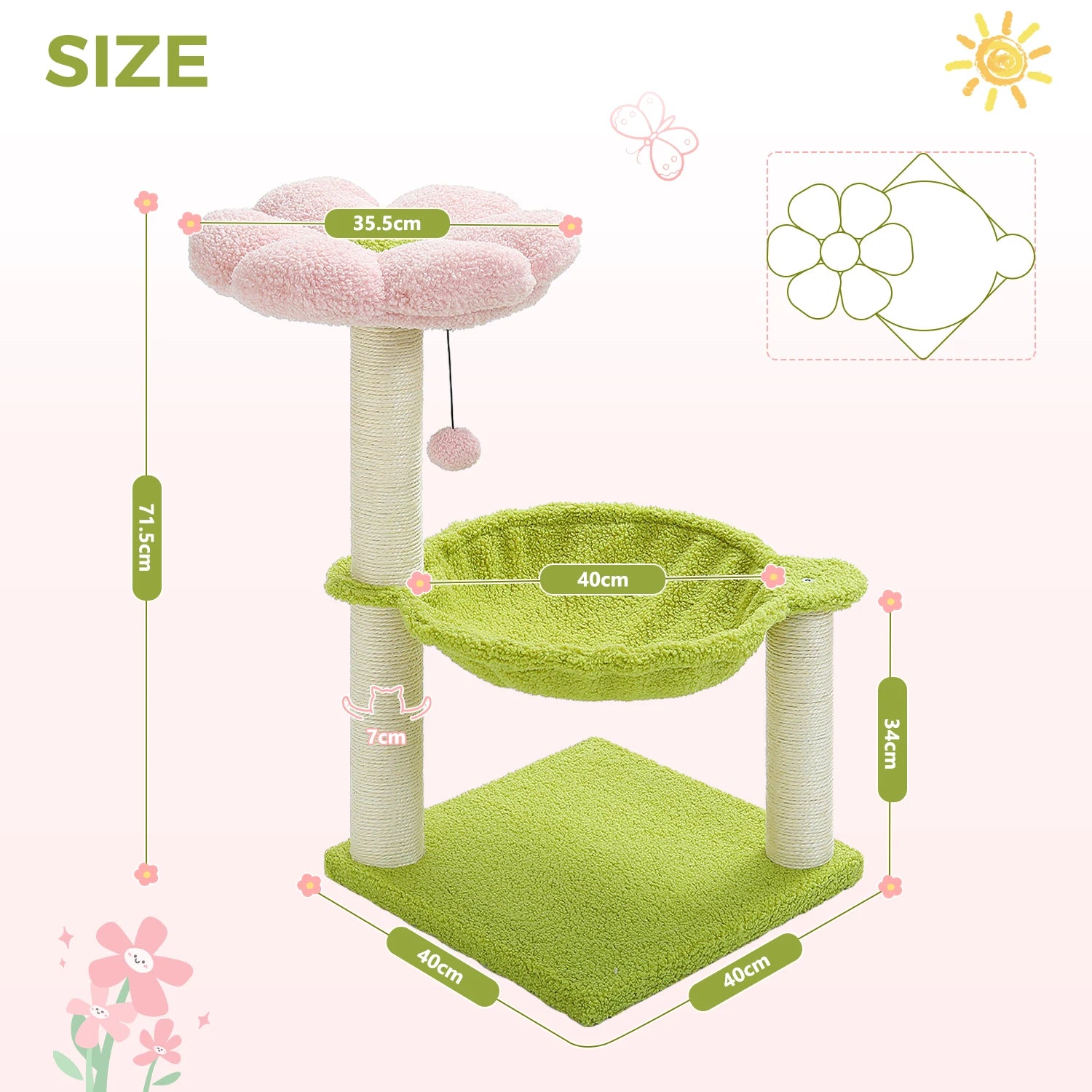 Tree / Sisal Scratching Post