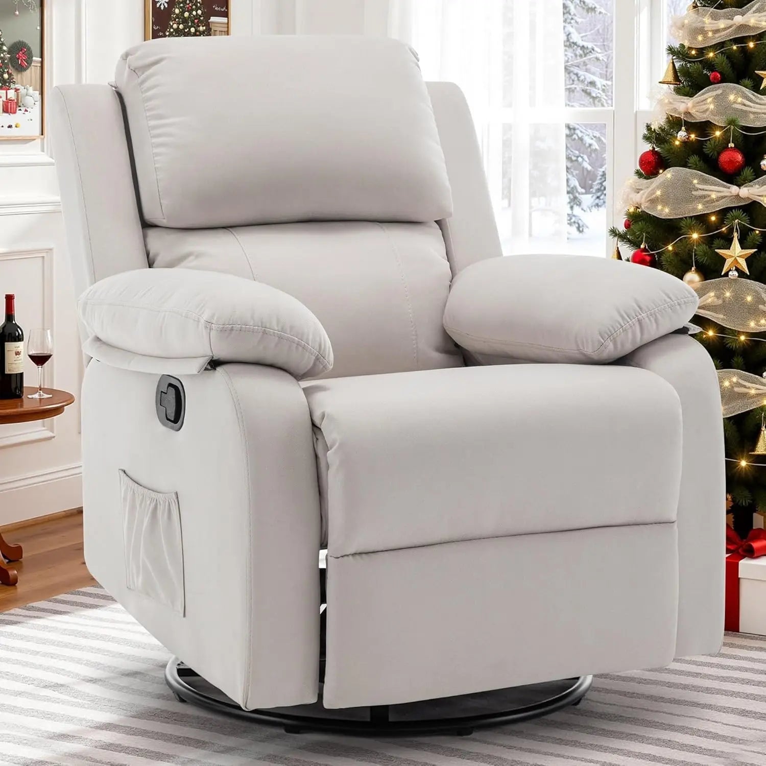 Recliner Chair, 360 Swivel Rocker
