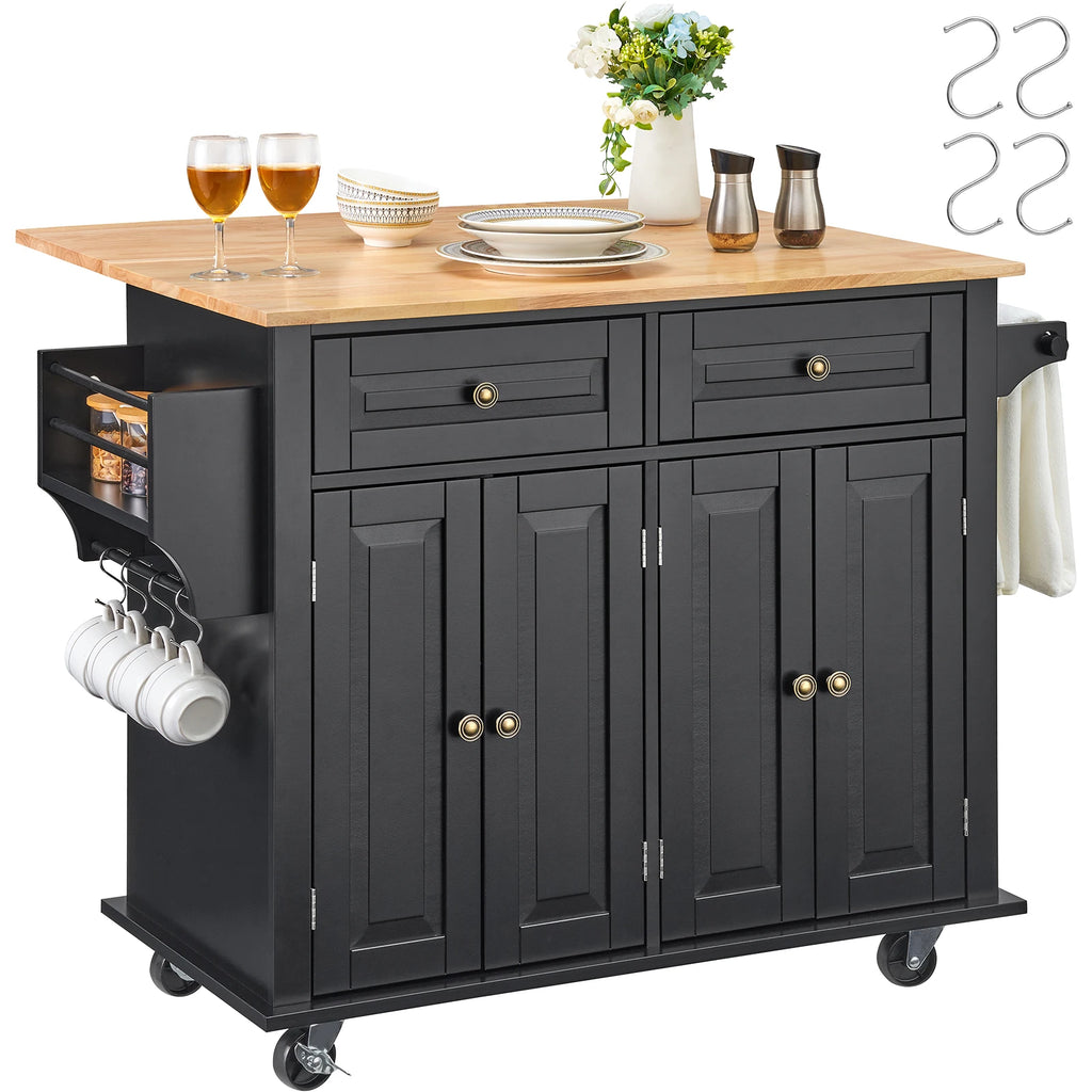43" Kitchen Island Cart
