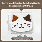 5pcs Cat Silicone Trivets