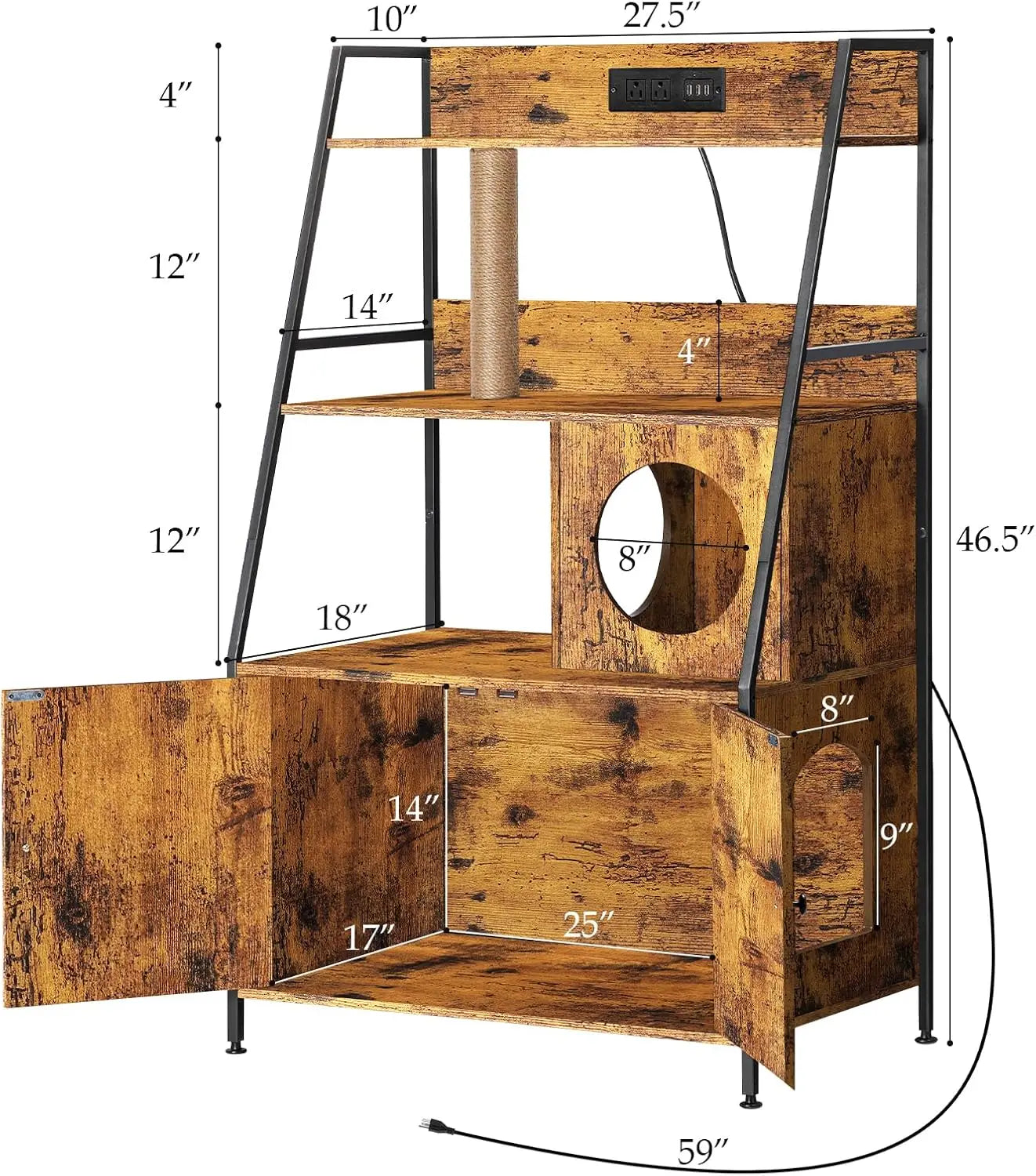 Cat Litter Box / Tree Tower