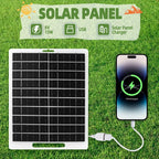 Solar Panel Waterproof Phone Charger