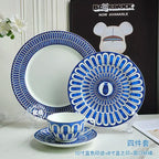 European Style Blue Tableware