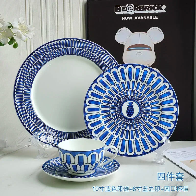 European Style Blue Tableware