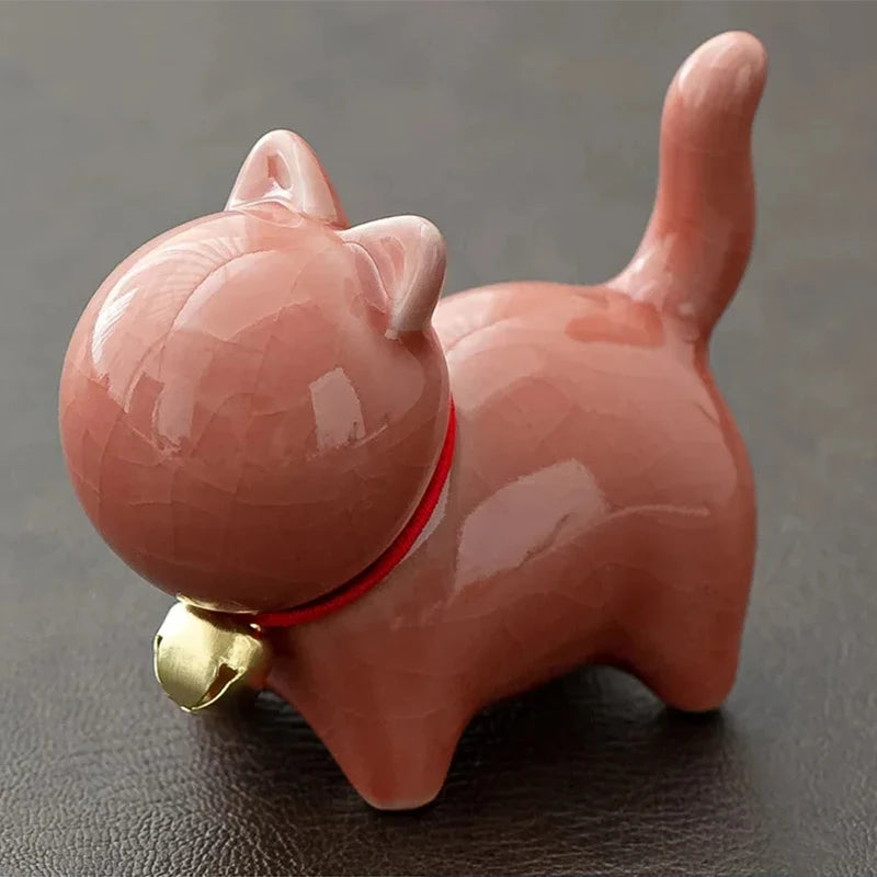 Ceramic Kitten Ornament