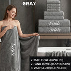 80in*40in/ 8pc. Microfiber Towel Set