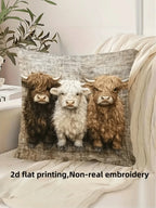Highland Cow Pillowcase