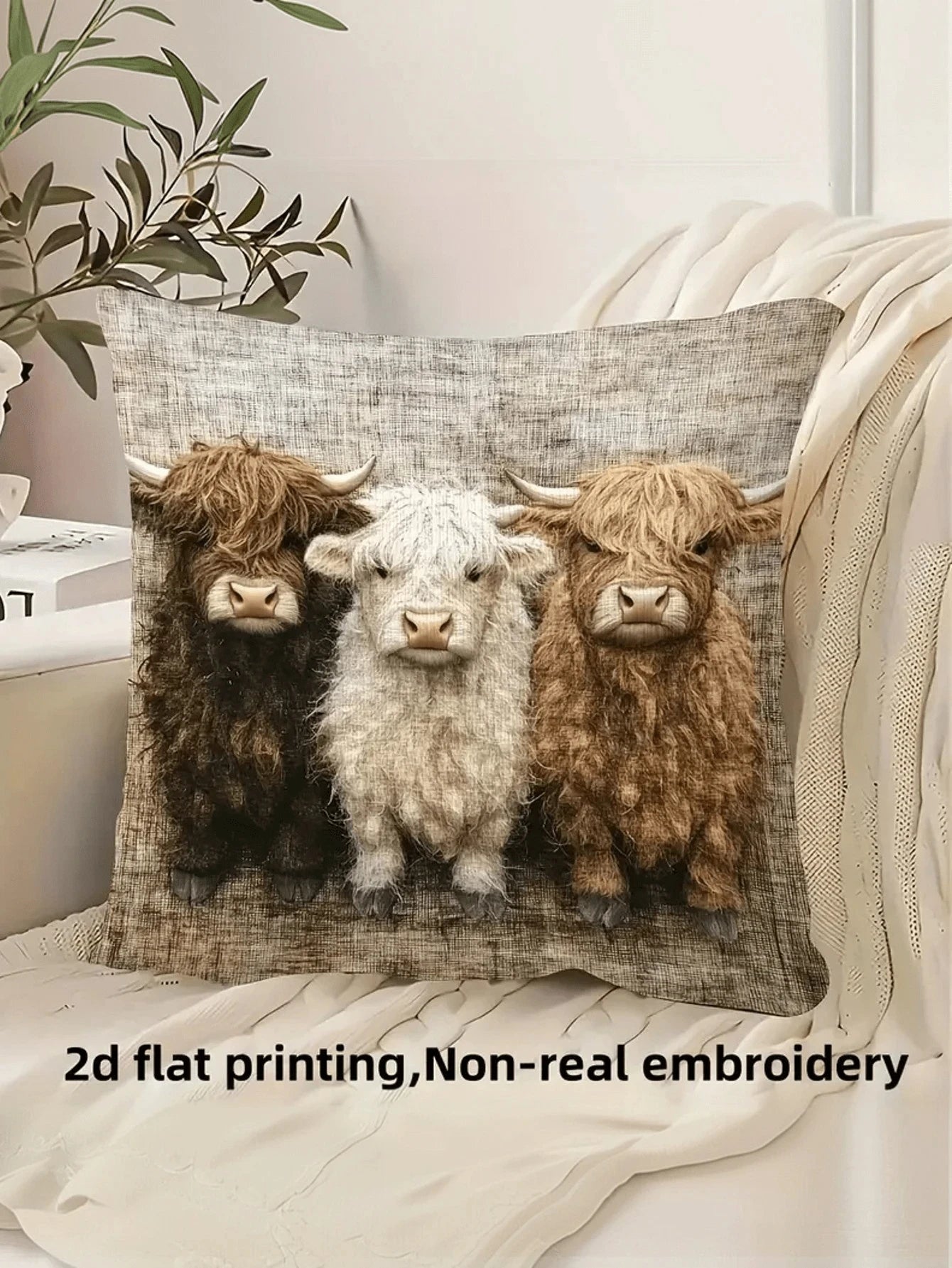 Highland Cow Pillowcase